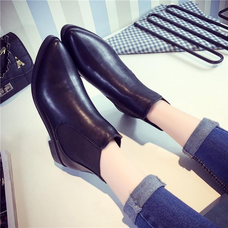 Gyh Women Ankle Boots Flat Heels Casual Shoes Woman Leather Boots For Girls Black Pointed Toe Chelsea Boots
Gyh Women Ankle Boots Flat Heels Casual Shoes Woman Leather Boots For Girls Black Pointed Toe Chelsea Boots