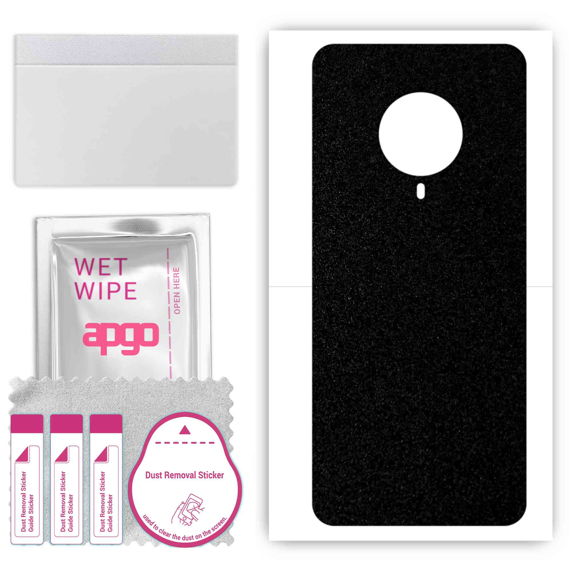 apgo Protective Skin Sticker for the back compatible with vivo S6 5G, Wrap Film, Foil, Vinyl - Pattern Matte Black
apgo Protective Skin Sticker for the back compatible with vivo S6 5G, Wrap Film, Foil, Vinyl - Pattern Matte Black