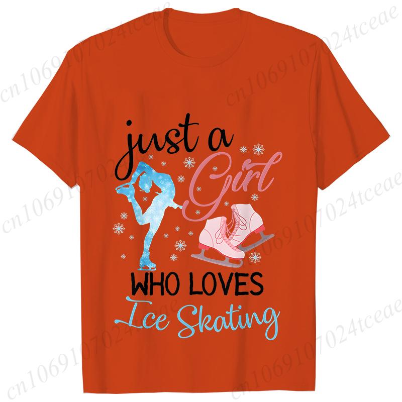 Funny Just A Girl Who Loves Ice Skating Female Clothing Summer Cute T Shirt Short Sleeve Skating Graphic Tops Women T-shirt S
Funny Just A Girl Who Loves Ice Skating Female Clothing Summer Cute T Shirt Short Sleeve Skating Graphic Tops Women T-shirt S