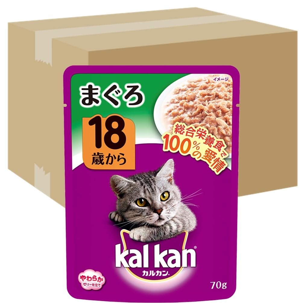 Calcan Pouch Tuna Cat Food for Elderly Cats from 18 Years Old 70g x 160 in (Sold Case)
Calcan Pouch Tuna Cat Food for Elderly Cats from 18 Years Old 70g x 160 in (Sold Case)