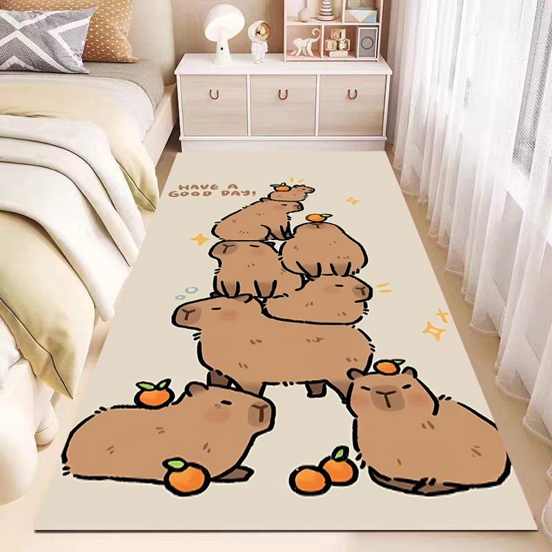 Kawaii Cartoon Cute Capibala Print Carpet Ins Girl Bedroom Decor Children s Room Climbing Floor Mat Nonslip Soft Rug 40x60cm
Kawaii Cartoon Cute Capibala Print Carpet Ins Girl Bedroom Decor Children s Room Climbing Floor Mat Nonslip Soft Rug 40x60cm