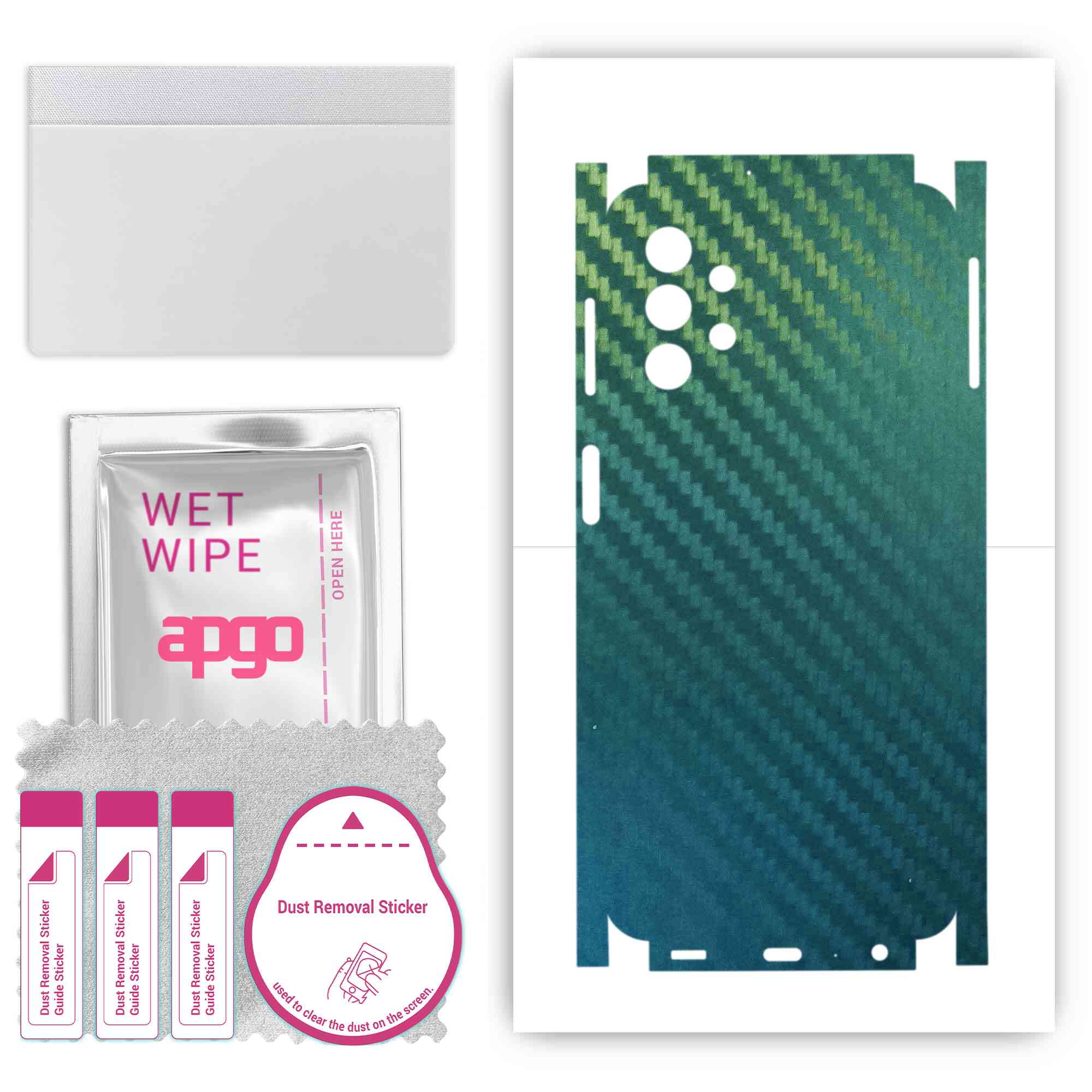 Apgo Protective Skin Sticker for the back+sides compatible with Samsung Galaxy M32 5G, Full Wrap Film, Foil, Vinyl - Pattern Carbon Chameleon CAKA1
Apgo Protective Skin Sticker for the back+sides compatible with Samsung Galaxy M32 5G, Full Wrap Film, Foil, Vinyl - Pattern Carbon Chameleon CAKA1