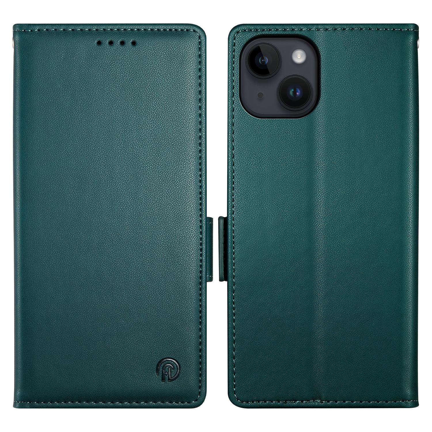 DF-010 For iPhone 14 Case Solid Color PU Leather Wallet Drop-Proof Phone Cover Blackish Green
DF-010 For iPhone 14 Case Solid Color PU Leather Wallet Drop-Proof Phone Cover Blackish Green