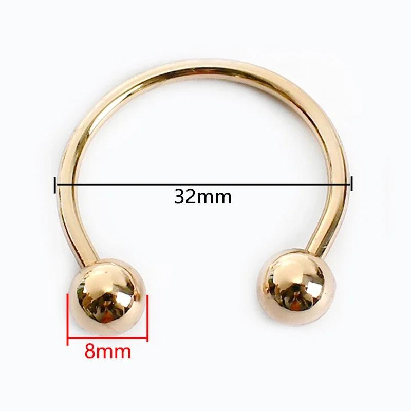 2/5/10Pcs Meetee 15-60mm U-shaped Metal Rings Buckle Double-headed Screw Loop Clasp for Swimwear Bikini Decor Hat Hook Accessory 5Pcs
2/5/10Pcs Meetee 15-60mm U-shaped Metal Rings Buckle Double-headed Screw Loop Clasp for Swimwear Bikini Decor Hat Hook Accessory 5Pcs