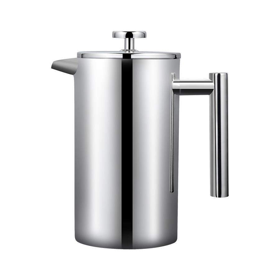 Двухслойный френч-пресс из нержавеющей стали 304 для кофе и чая 600ml
Двухслойный френч-пресс из нержавеющей стали 304 для кофе и чая 600ml