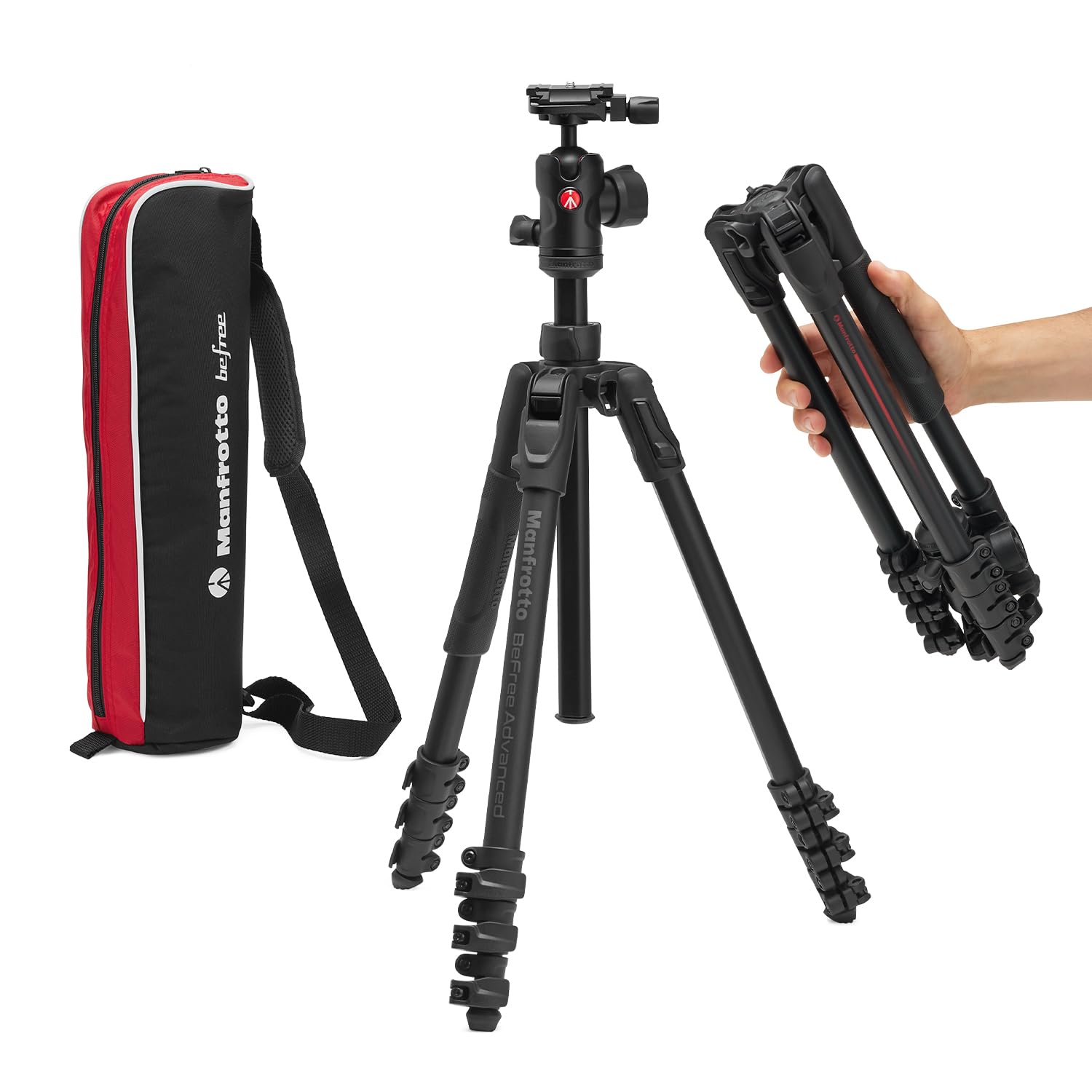 Manfrotto Befree Advanced AS Camera Tripod Lever Lock Compatible Portable Compact Aluminum Travel Tripod Kit Ball Head for DSLR Camera Mirrorless чорний
Manfrotto Befree Advanced AS Camera Tripod Lever Lock Compatible Portable Compact Aluminum Travel Tripod Kit Ball Head for DSLR Camera Mirrorless чорний