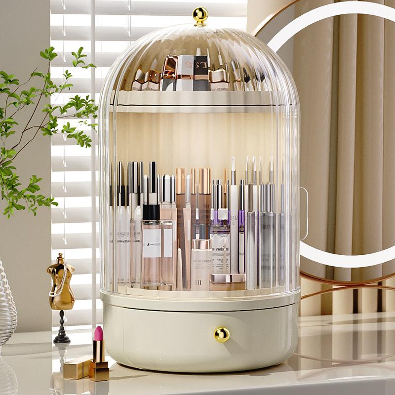 Skincare Organizers with Lids 360° Rotating Makeup Storage Drawer Cosmetic Display Countertop Cosmetics Skincare Lipstick Holder вершковий
Skincare Organizers with Lids 360° Rotating Makeup Storage Drawer Cosmetic Display Countertop Cosmetics Skincare Lipstick Holder вершковий