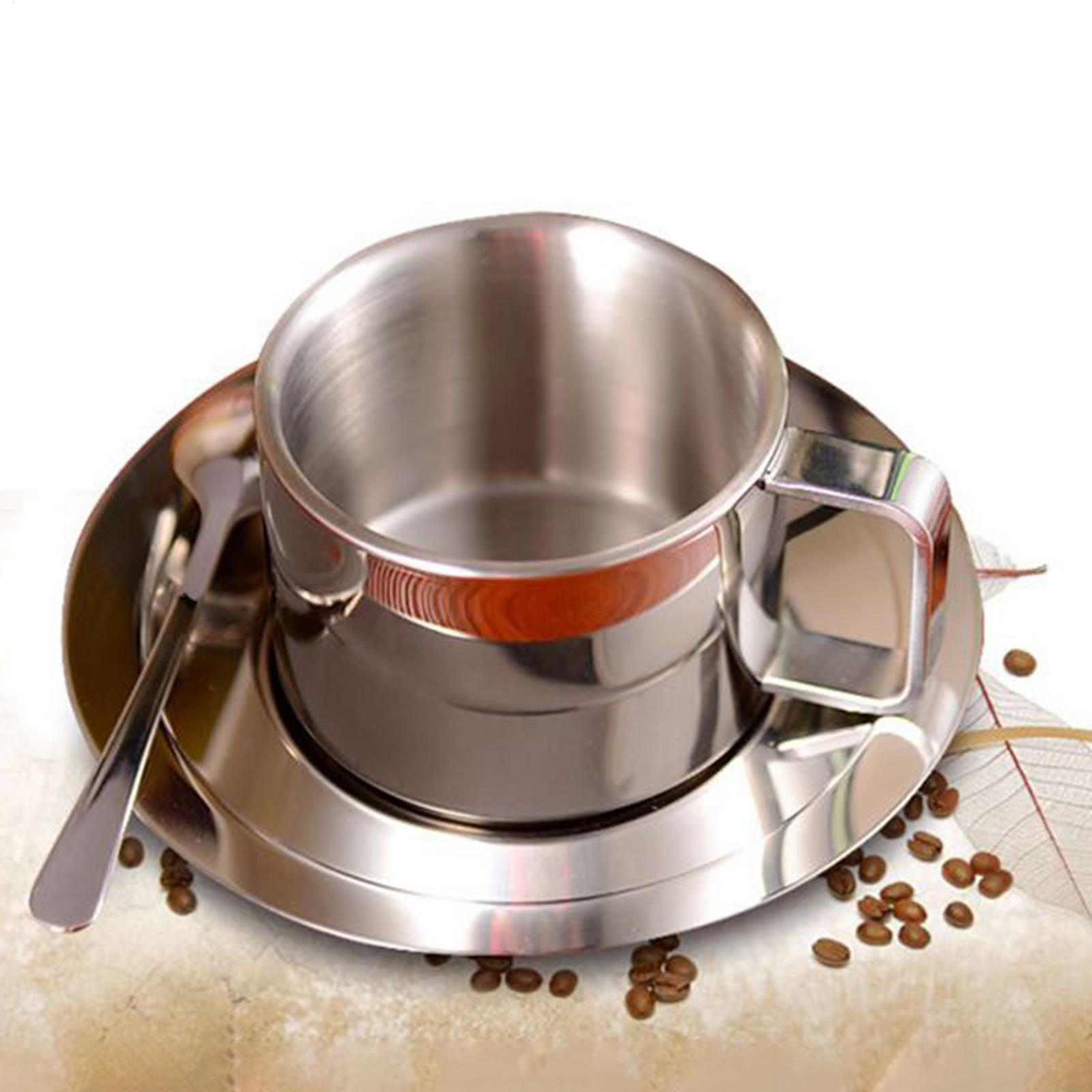 Stainless Steel Mugs 200ml Double Wall Stainless Steel Drinkware With Spoon Tea Cup And Saucer For Outdoor Garden Park Yard China Mainland
Stainless Steel Mugs 200ml Double Wall Stainless Steel Drinkware With Spoon Tea Cup And Saucer For Outdoor Garden Park Yard China Mainland