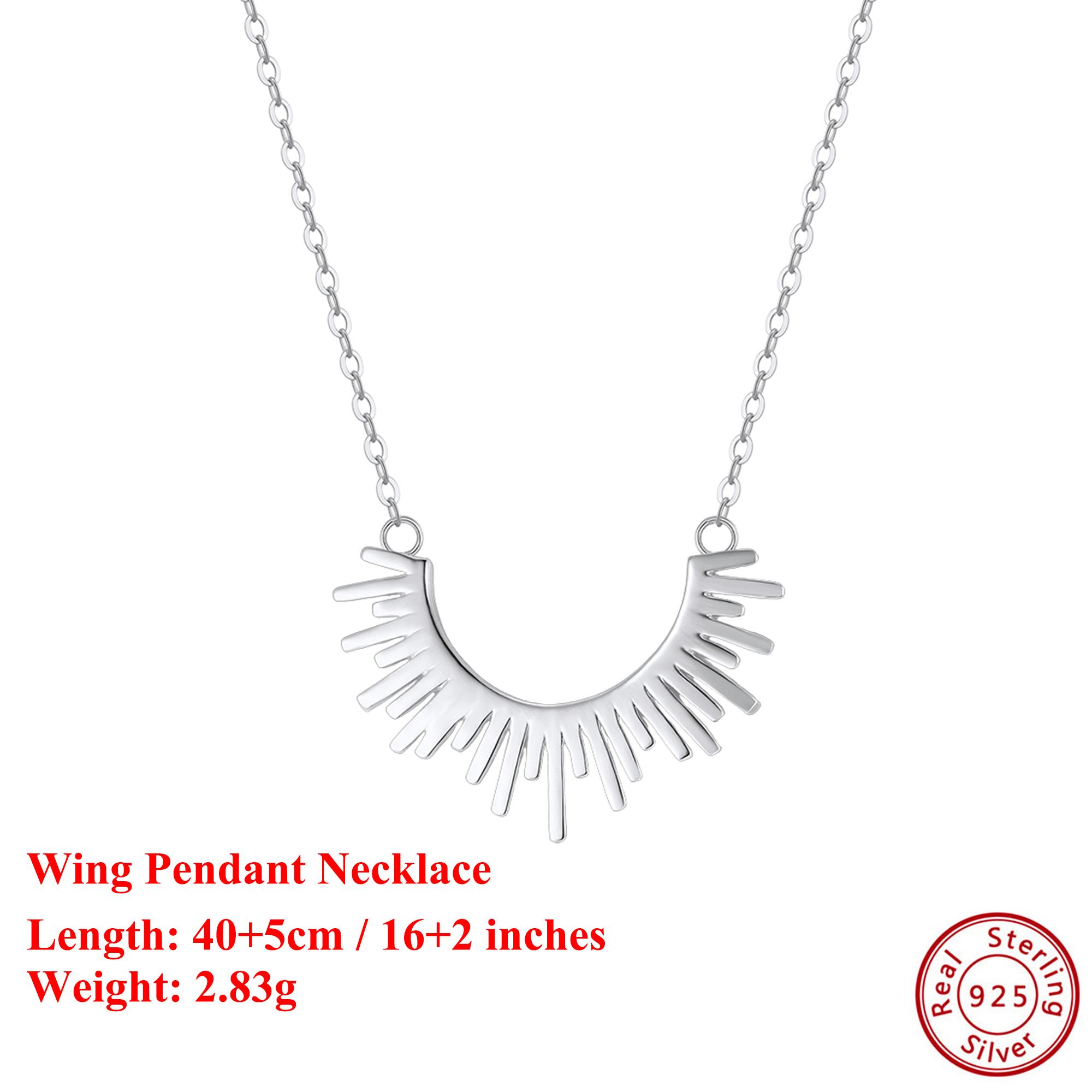 Effie Queen 100% S925 Silver 14k Gold Wing Pendant Necklace Fine Jewelry for Women Banquet Party Gift 2026 Trend Necklace GAN14 срібний
Effie Queen 100% S925 Silver 14k Gold Wing Pendant Necklace Fine Jewelry for Women Banquet Party Gift 2026 Trend Necklace GAN14 срібний