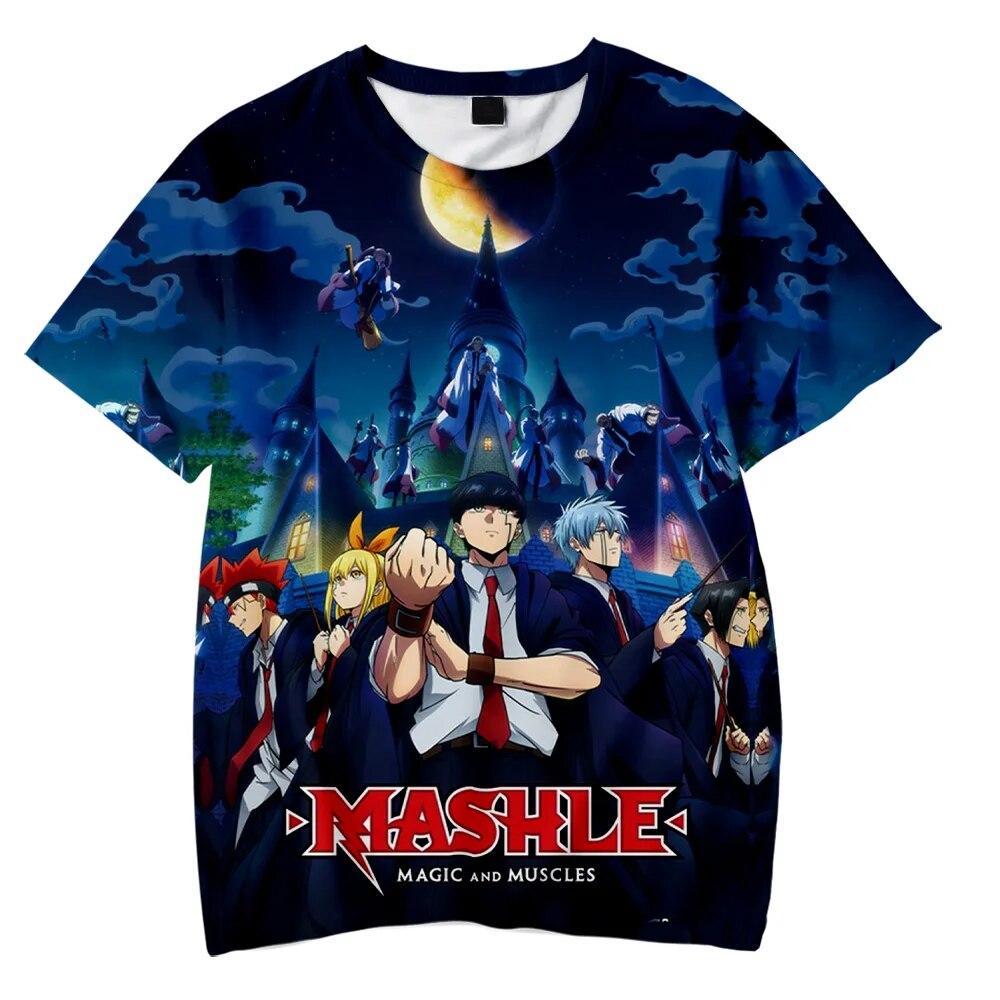 Mashle Magic and Muscles Аниме футболка с круглым вырезом и короткими рукавами Mashle 2023 Женская футболка унисекс Harajuku Уличная одежда 3D одежда унисекс
Mashle Magic and Muscles Аниме футболка с круглым вырезом и короткими рукавами Mashle 2023 Женская футболка унисекс Harajuku Уличная одежда 3D одежда унисекс
