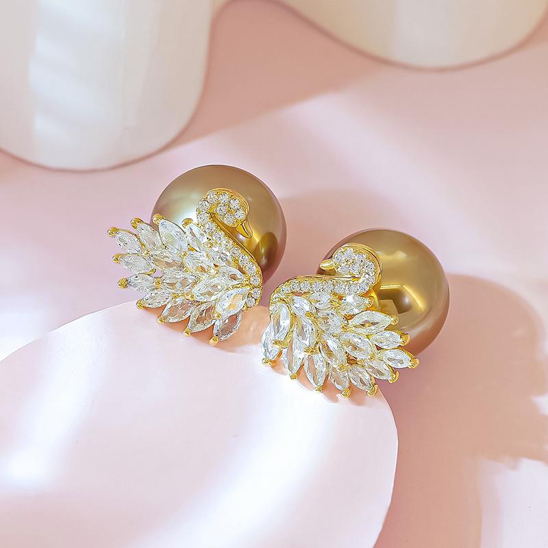 Swan Pearl Stud Earrings: Unique Front & Back Wear, 2024 Trend, Elegant Luxury, High-End Jewelry
Swan Pearl Stud Earrings: Unique Front & Back Wear, 2024 Trend, Elegant Luxury, High-End Jewelry