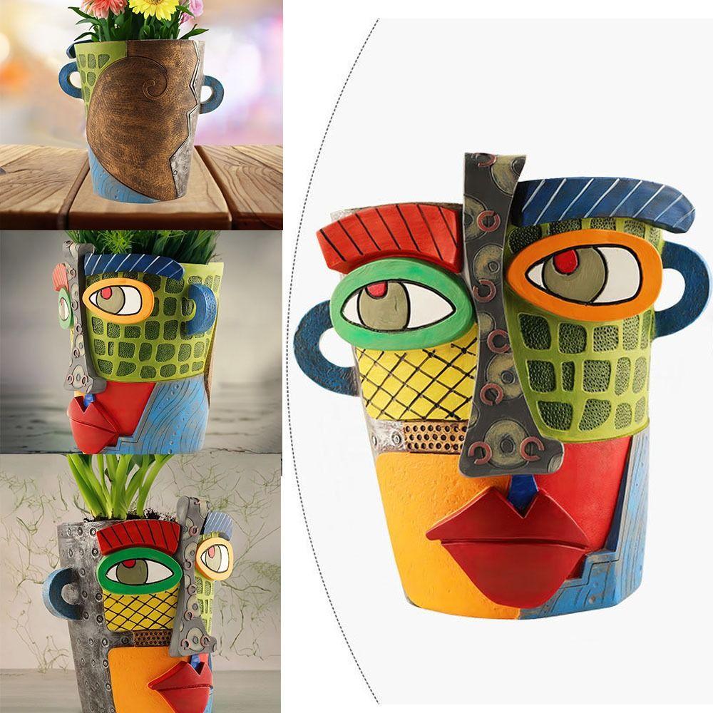 Human Face Human Face Flower Pot Resin Head Shaped Flower Pot Creativity Art Abstract Flower Pot
Human Face Human Face Flower Pot Resin Head Shaped Flower Pot Creativity Art Abstract Flower Pot