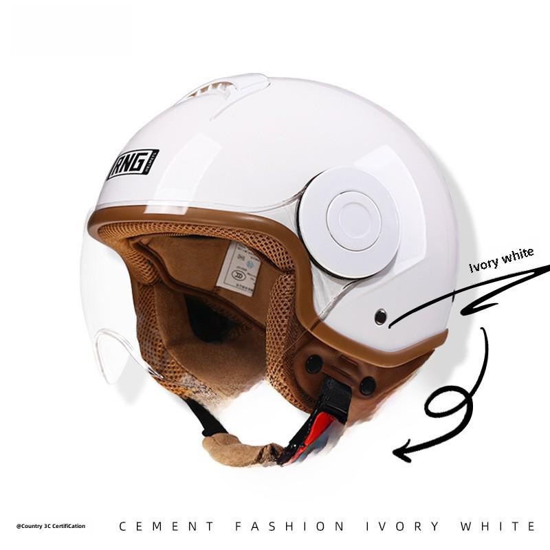 RNG 3C-сертифицированный ретро-мотоциклетный шлем 3/4 для мужчин и женщин
RNG 3C-сертифицированный ретро-мотоциклетный шлем 3/4 для мужчин и женщин