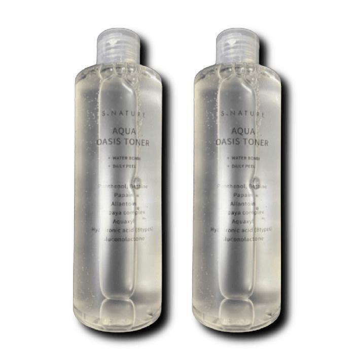 S.NATURE Aqua Oasis Toner 300ml x 2 (41940367) 2 x 300ml color
S.NATURE Aqua Oasis Toner 300ml x 2 (41940367) 2 x 300ml color