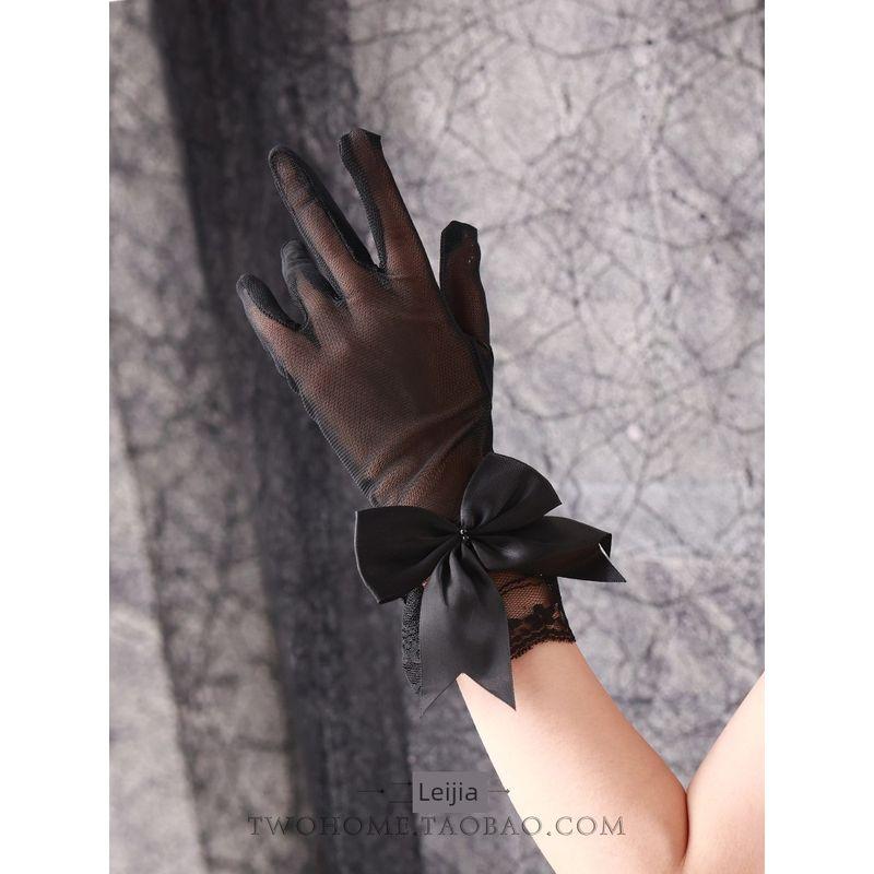Lolita Lolita Lace Lace Bows Gloves Maid Style Performance Black French Retro Mesh Gloves Black All yards
Lolita Lolita Lace Lace Bows Gloves Maid Style Performance Black French Retro Mesh Gloves Black All yards