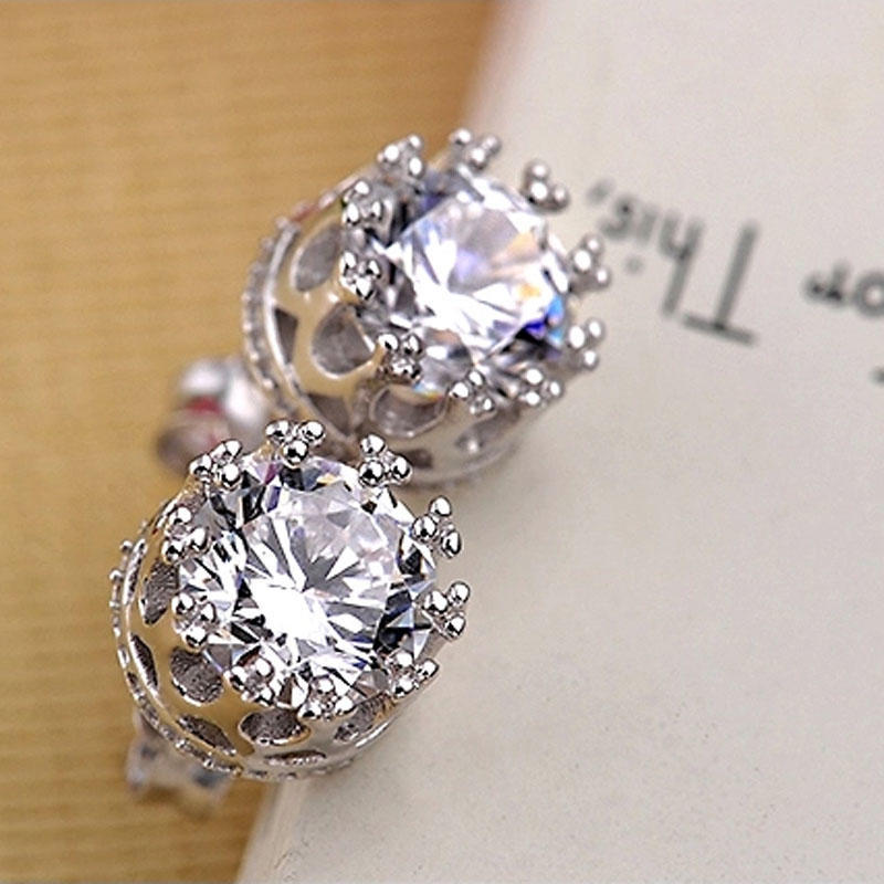 Серебряные серьги классические элегантные ювелирные украшения Multi язычками цирконий корону CZ Серьги
Серебряные серьги классические элегантные ювелирные украшения Multi язычками цирконий корону CZ Серьги