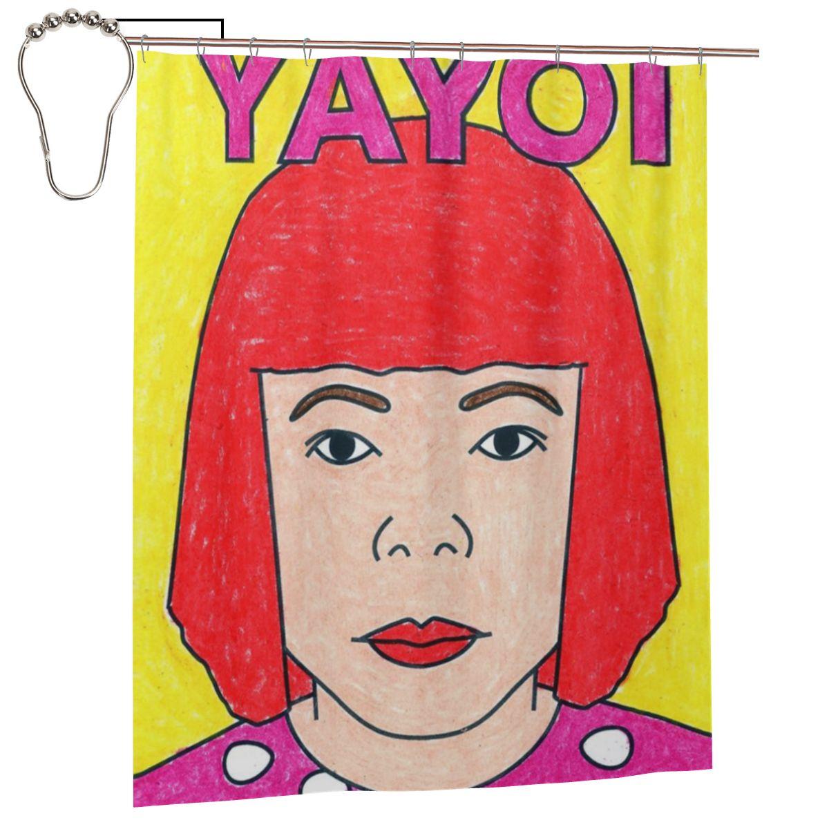 Yayoi Kusama Abstract Painting Shower Curtain Bathroom Polyester Waterproof Bath Curtains With Hooks W60H190(CM)-1 Pcs
Yayoi Kusama Abstract Painting Shower Curtain Bathroom Polyester Waterproof Bath Curtains With Hooks W60H190(CM)-1 Pcs