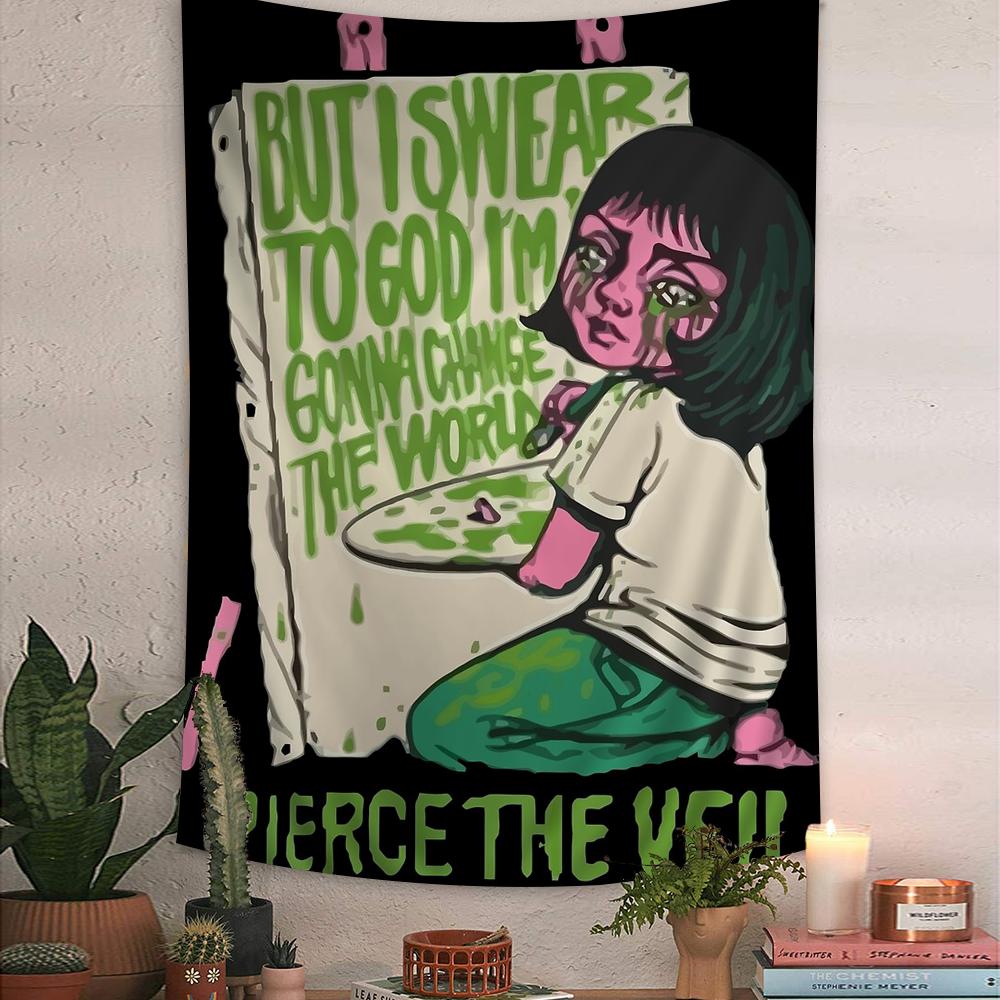 Music Band Pierce the Veil Tapestry Art Printing Art Science Fiction Room Home Decor Wall Art Decor 74x94cm(29x37in)
Music Band Pierce the Veil Tapestry Art Printing Art Science Fiction Room Home Decor Wall Art Decor 74x94cm(29x37in)