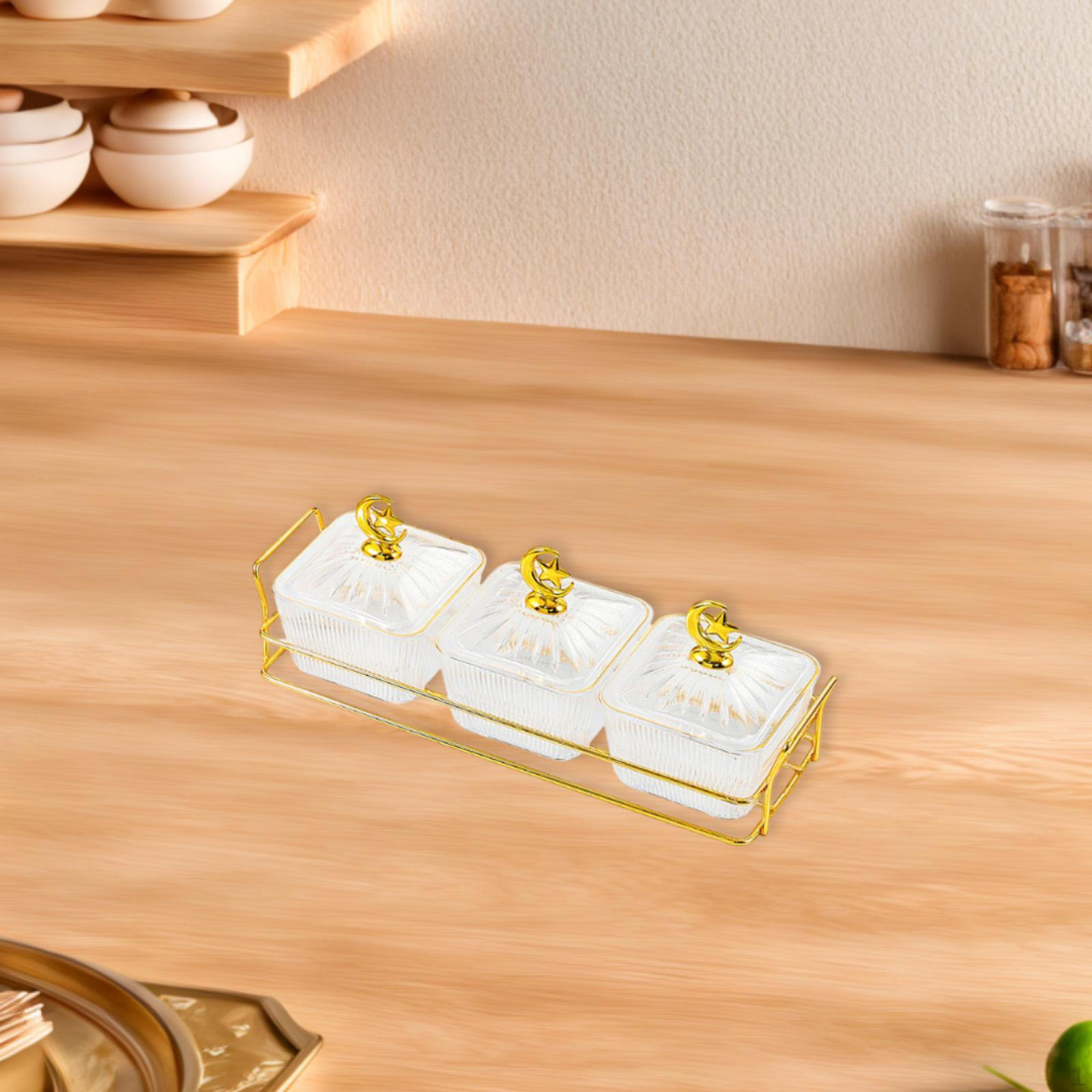 Appetizer Tray for Nuts And Dried Fruits 3 Bowl Clear
Appetizer Tray for Nuts And Dried Fruits 3 Bowl Clear