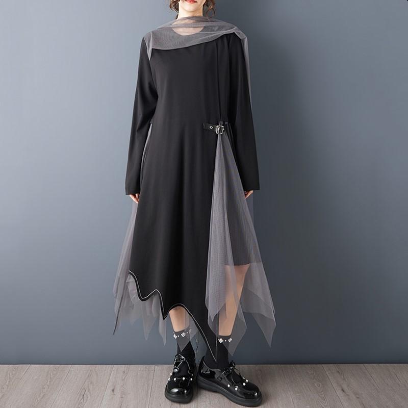 Long sleeve Plus size vintage new in dresses for women casual loose spring summer autumn dress сірий
Long sleeve Plus size vintage new in dresses for women casual loose spring summer autumn dress сірий