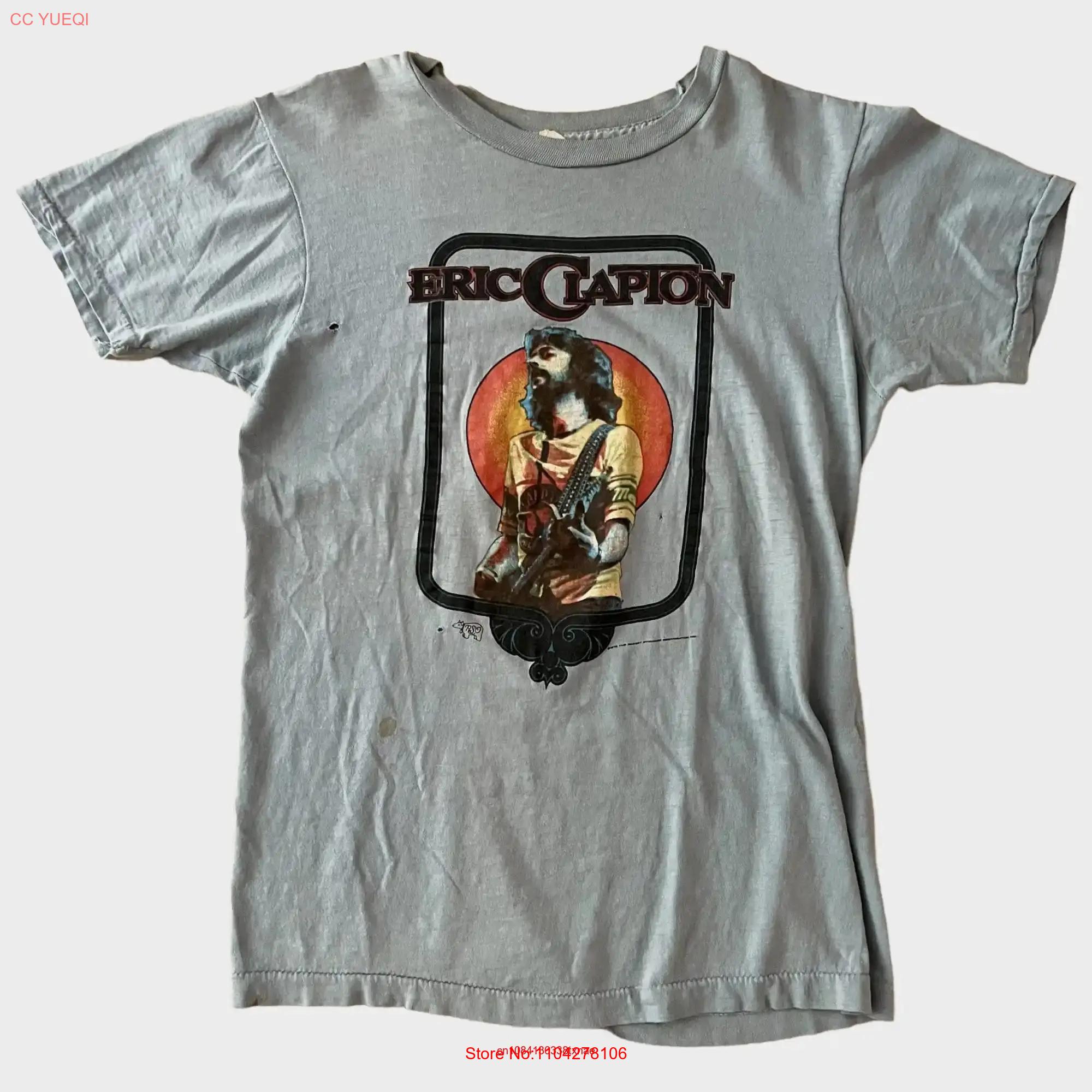 1978 Eric Clapton Vintage Record Store Band Tour Promo Rock T Shirt 70s 1970s long or short sleeves 5XL різнокольоровий
1978 Eric Clapton Vintage Record Store Band Tour Promo Rock T Shirt 70s 1970s long or short sleeves 5XL різнокольоровий