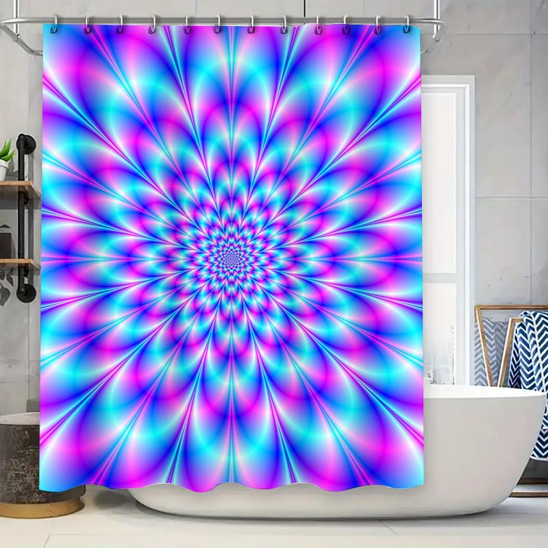 Bright Blue Purple Shower Curtain 3D Printed Fractal Pattern For Bathroom Decor Modern Home Decoration Waterproof Fabric With Ho W60H190(CM)-1 Pcs
Bright Blue Purple Shower Curtain 3D Printed Fractal Pattern For Bathroom Decor Modern Home Decoration Waterproof Fabric With Ho W60H190(CM)-1 Pcs