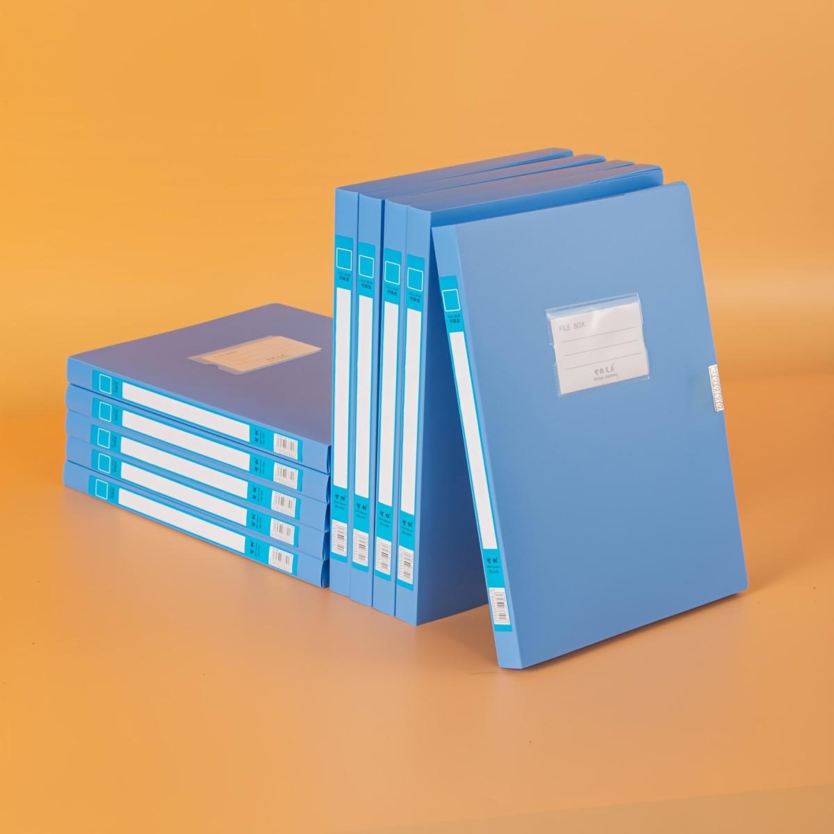 10pcs A4 Colorful File Boxes - Durable Thick Plastic Document Organizers for Contracts, Accounting Receipts & Office Supplies
10pcs A4 Colorful File Boxes - Durable Thick Plastic Document Organizers for Contracts, Accounting Receipts & Office Supplies