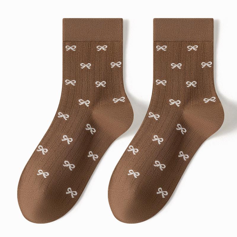 Ladies Autumn Sweet Lovely Bow Antibacterial Deodorant Cotton Socks 1 pair колір світло кави
Ladies Autumn Sweet Lovely Bow Antibacterial Deodorant Cotton Socks 1 pair колір світло кави