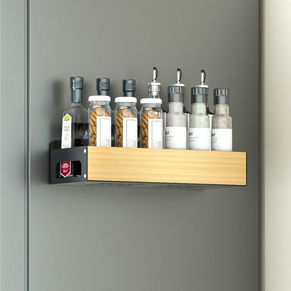 Wall Mounted Condimenters Spice Rack Large Capacity Kitchen Organizer Shelf Home 1Pcs (28CM)
Wall Mounted Condimenters Spice Rack Large Capacity Kitchen Organizer Shelf Home 1Pcs (28CM)