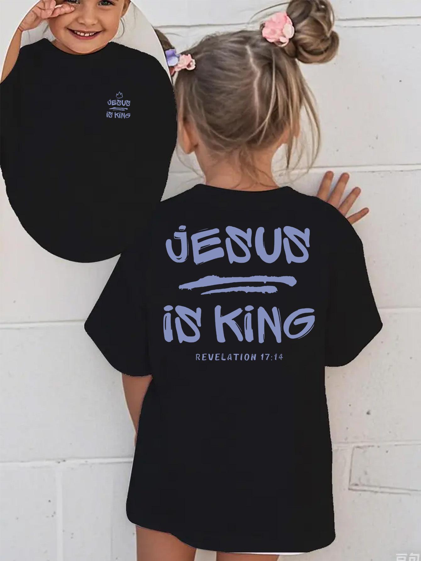 European Size Girls Round Neck Short Sleeved T Shirt with Double Sided Christian Pattern Print 98cm чёрный
European Size Girls Round Neck Short Sleeved T Shirt with Double Sided Christian Pattern Print 98cm чёрный