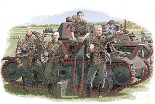 Platz Другої світової війни Німецький спецназ СС Франція 1940 Пластикова модель DR6309 1/35
Platz Другої світової війни Німецький спецназ СС Франція 1940 Пластикова модель DR6309 1/35
