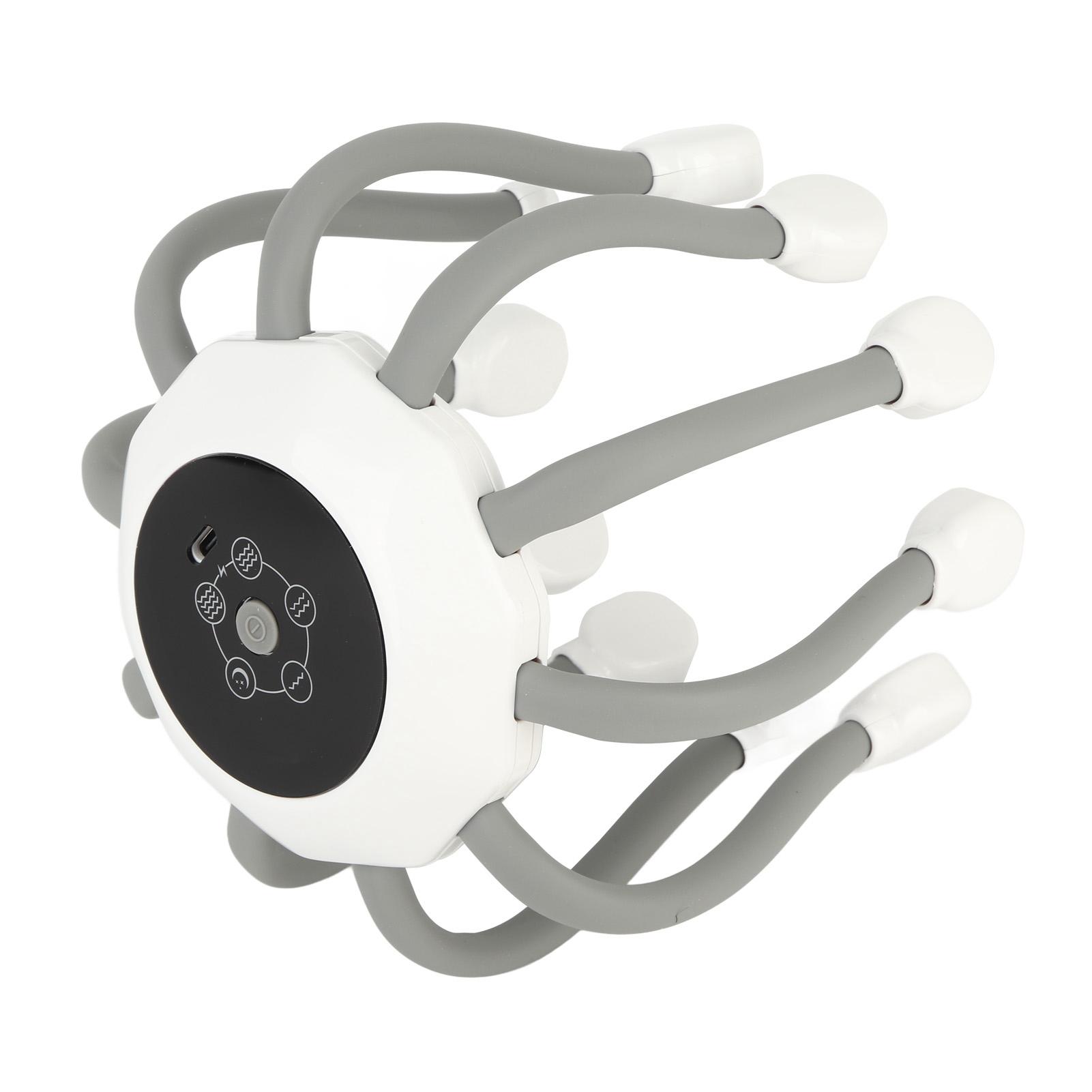 Электрический массажер для головы, белый, красный светодиод, полностью автоматический электрический скребок для когтей с вибрацией
Электрический массажер для головы, белый, красный светодиод, полностью автоматический электрический скребок для когтей с вибрацией