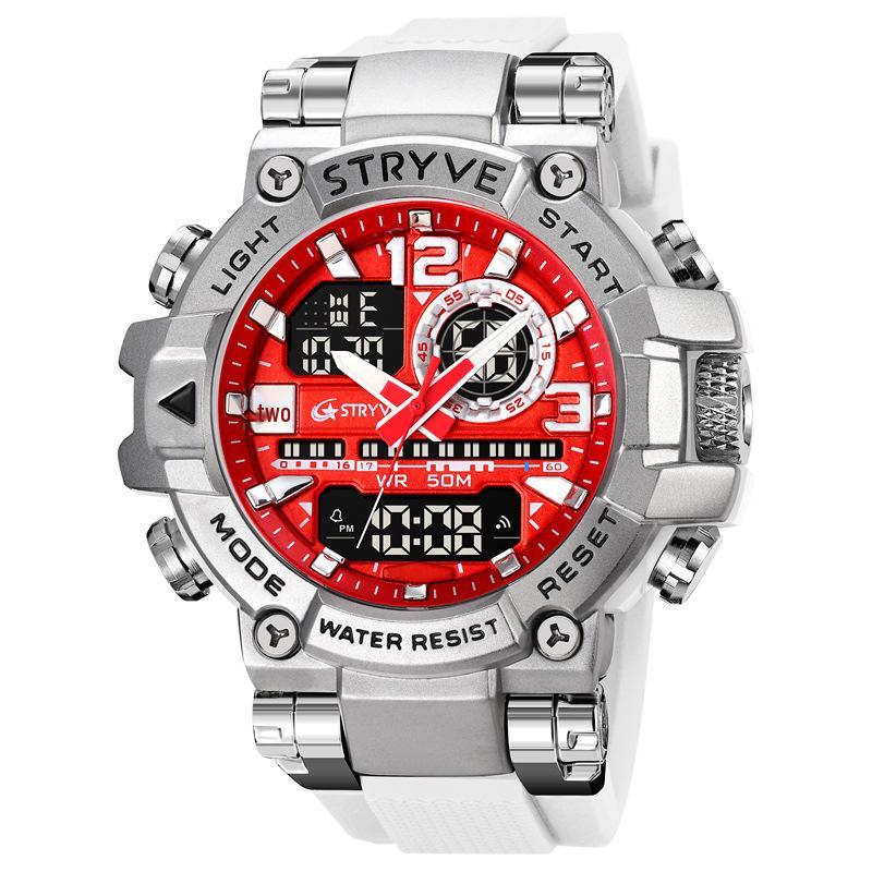 STRYVE Iridescent Multifunctional Student Sports Watch - Luminous Electronic Model 8025/8026
STRYVE Iridescent Multifunctional Student Sports Watch - Luminous Electronic Model 8025/8026