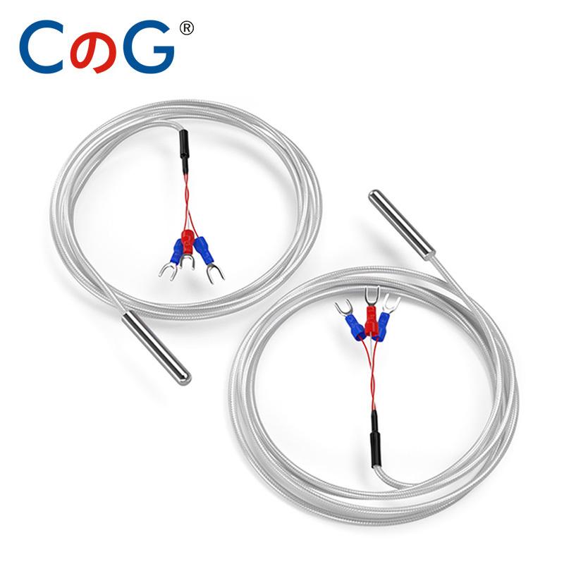 CG Plug-in Type 5*30mm Probe PT100 Temperature Sensor Thermal Resistance with 0.5/1/2/3/5m High Precision Waterproof 3Wire Cable PT100 Type 2m
CG Plug-in Type 5*30mm Probe PT100 Temperature Sensor Thermal Resistance with 0.5/1/2/3/5m High Precision Waterproof 3Wire Cable PT100 Type 2m