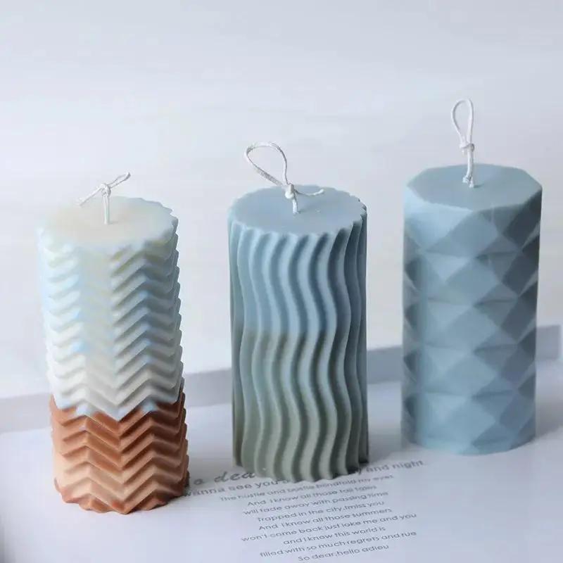 New 3D Creative Handmade Shaped Cylindrical Candle Mold Soy Wax White Beeswax Paraffin Aromatherapy Candle DIY Materials A
New 3D Creative Handmade Shaped Cylindrical Candle Mold Soy Wax White Beeswax Paraffin Aromatherapy Candle DIY Materials A