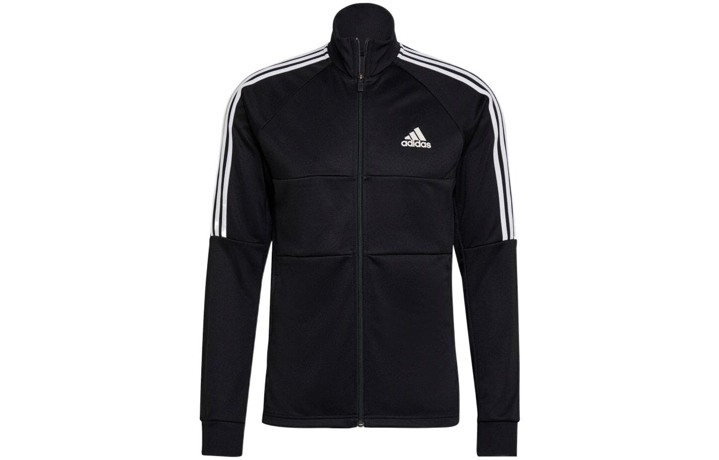 Adidas Jackets Men s Black Stand Collar Moderate Straight Fit H28910 M
Adidas Jackets Men s Black Stand Collar Moderate Straight Fit H28910 M