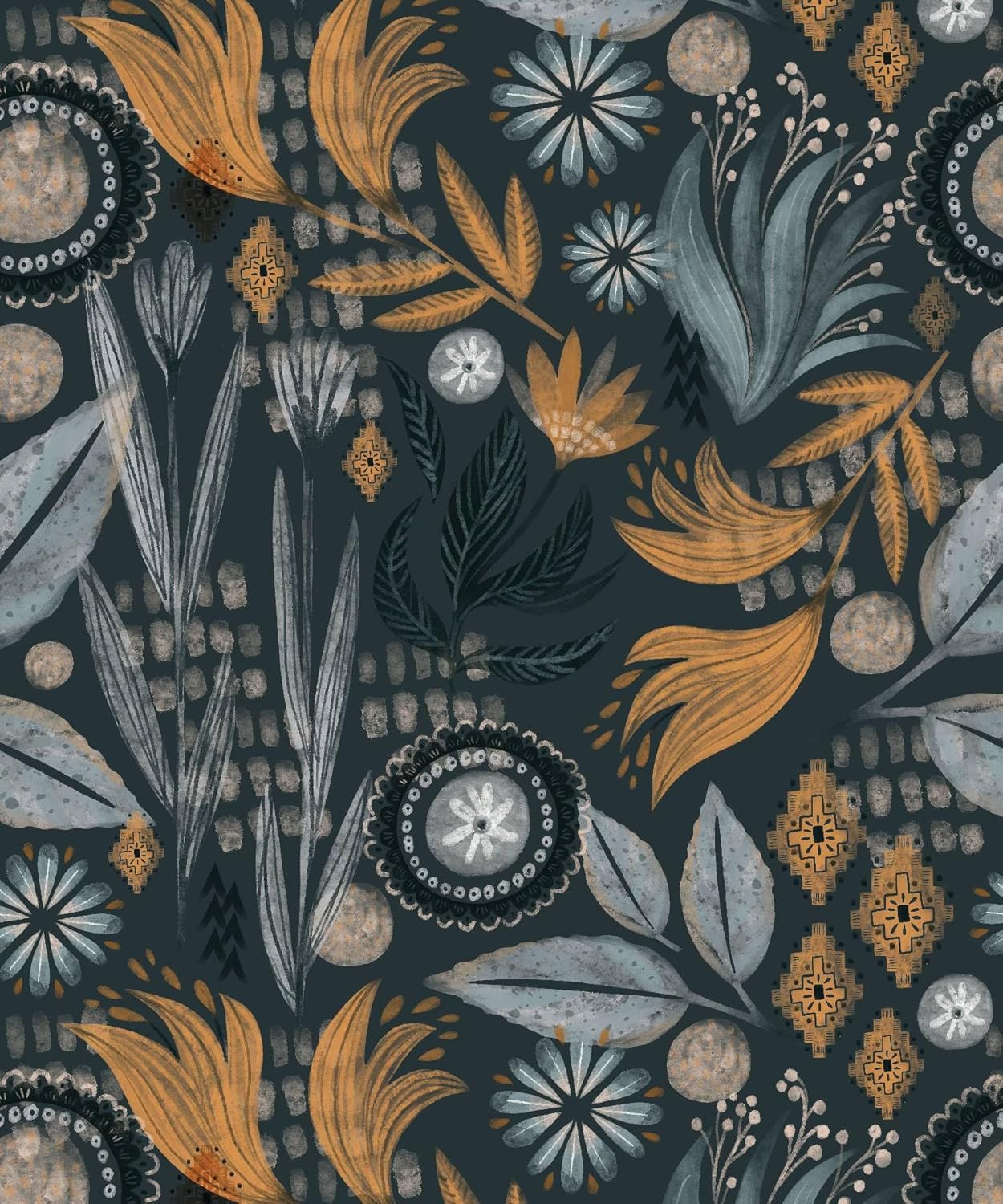 Boho Floral Peel and Stick Wallpaper Leaf Self Adhesive Wallpaper Retro Wall Decor Vintage Botanical Removable Contact Paper 2mx45cm
Boho Floral Peel and Stick Wallpaper Leaf Self Adhesive Wallpaper Retro Wall Decor Vintage Botanical Removable Contact Paper 2mx45cm