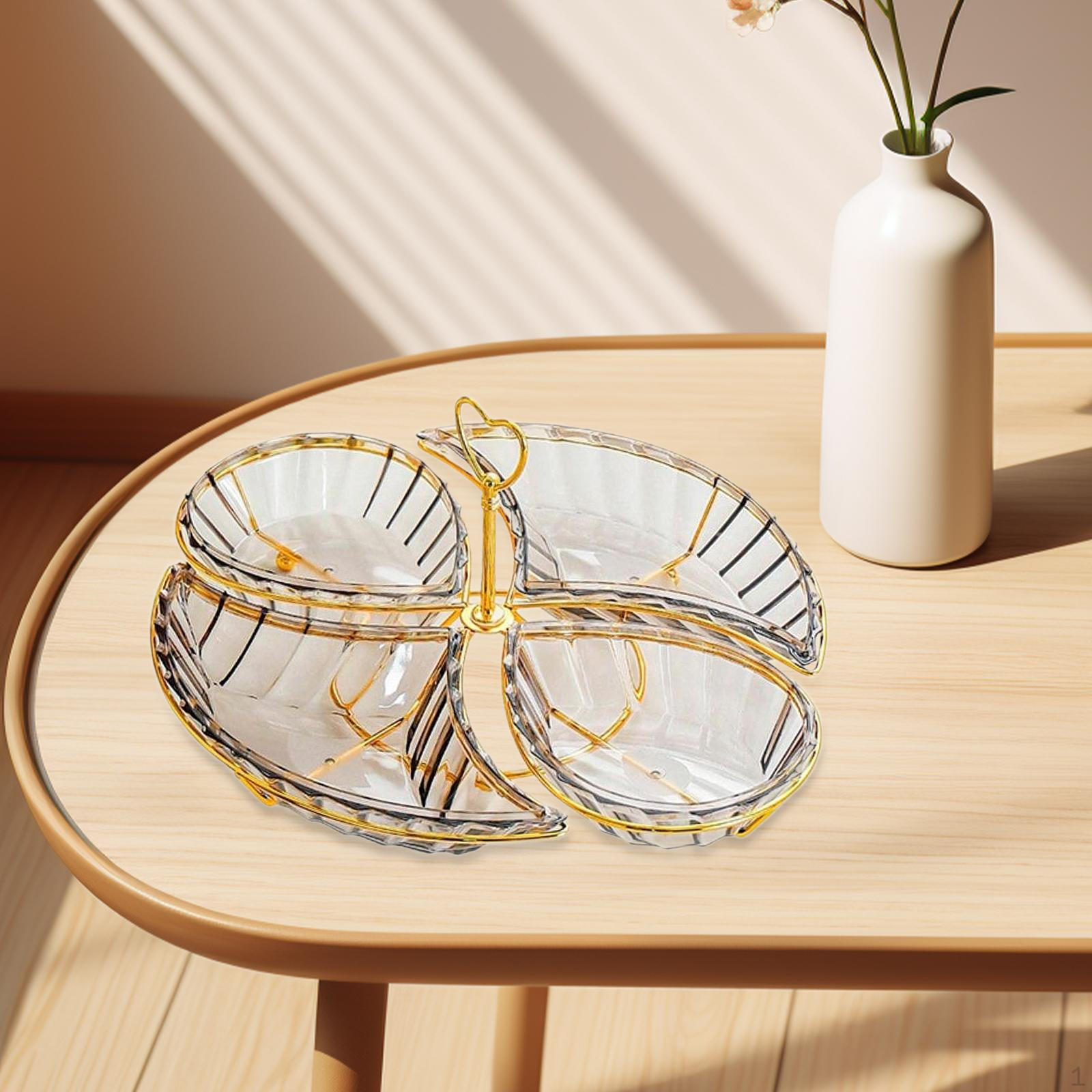 Snack Serving Tray Appetizers Platters Retro Style Pastry Decorative Storage Bowl with Heart Shaped сірий
Snack Serving Tray Appetizers Platters Retro Style Pastry Decorative Storage Bowl with Heart Shaped сірий