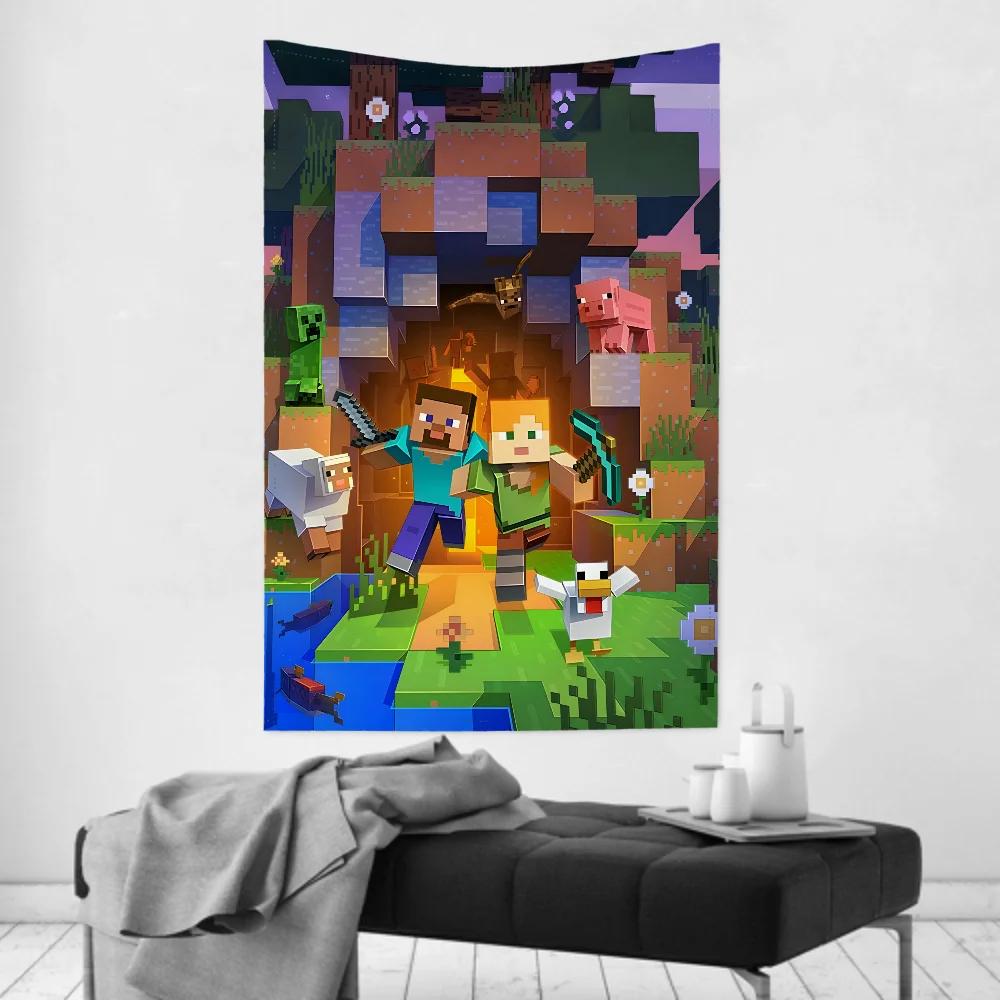 Anime Game HD MMinecraftS Tapestry Room Decor Wall Cloth Party Hanging Background Room Decor Baby Room 74x94cm(29x37in)
Anime Game HD MMinecraftS Tapestry Room Decor Wall Cloth Party Hanging Background Room Decor Baby Room 74x94cm(29x37in)
