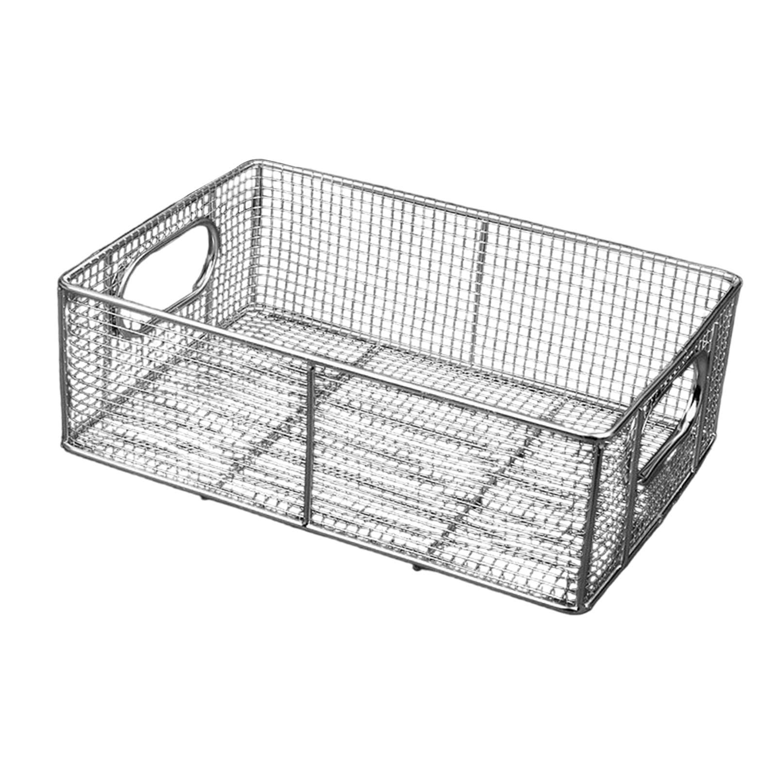 Frying Basket Stainless Steel Oil Filtration Strain Basket for Household Restaurant Cooking Food Prep 30x20x10 cm
Frying Basket Stainless Steel Oil Filtration Strain Basket for Household Restaurant Cooking Food Prep 30x20x10 cm