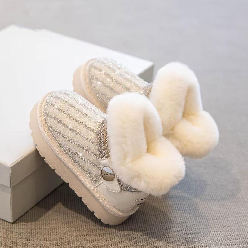 Girls Rhinestone Decor Fleece Lined Plush Collar Thick Sole Winter Snow Boots 26 бежевий
Girls Rhinestone Decor Fleece Lined Plush Collar Thick Sole Winter Snow Boots 26 бежевий