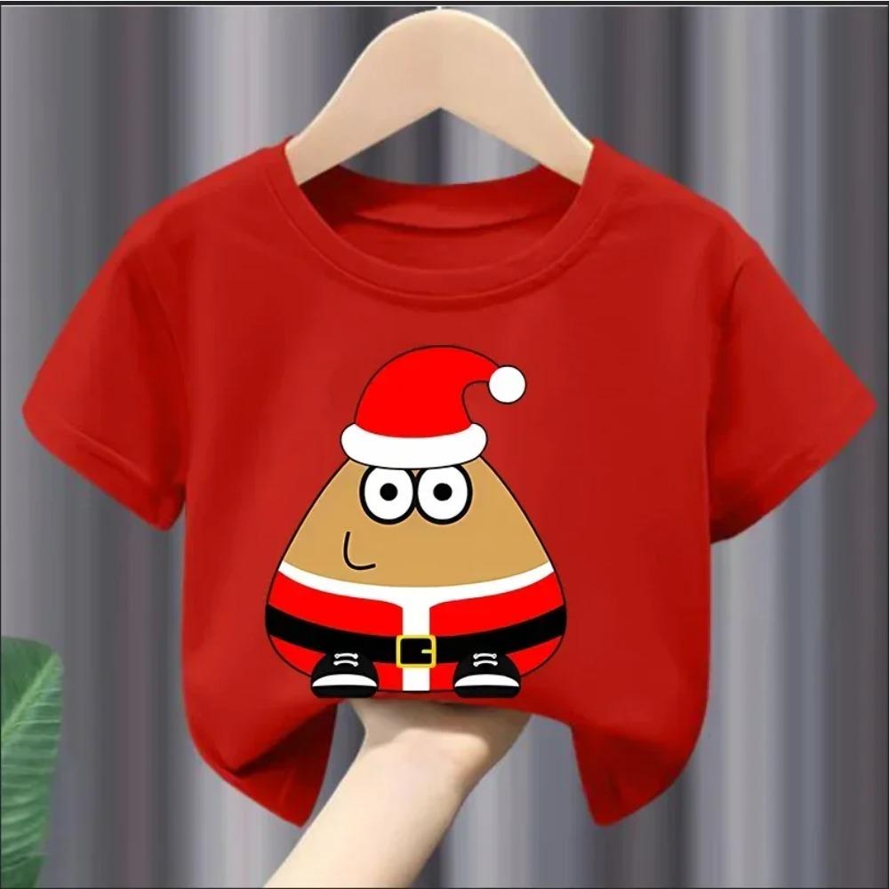 Christmas Cute My Pet Alien Pou Print Kids T-shirts Cartoon Summer Short Sleeve Baby Tees Tops Boys Girl Clothes Tshirts Y2k 100
Christmas Cute My Pet Alien Pou Print Kids T-shirts Cartoon Summer Short Sleeve Baby Tees Tops Boys Girl Clothes Tshirts Y2k 100