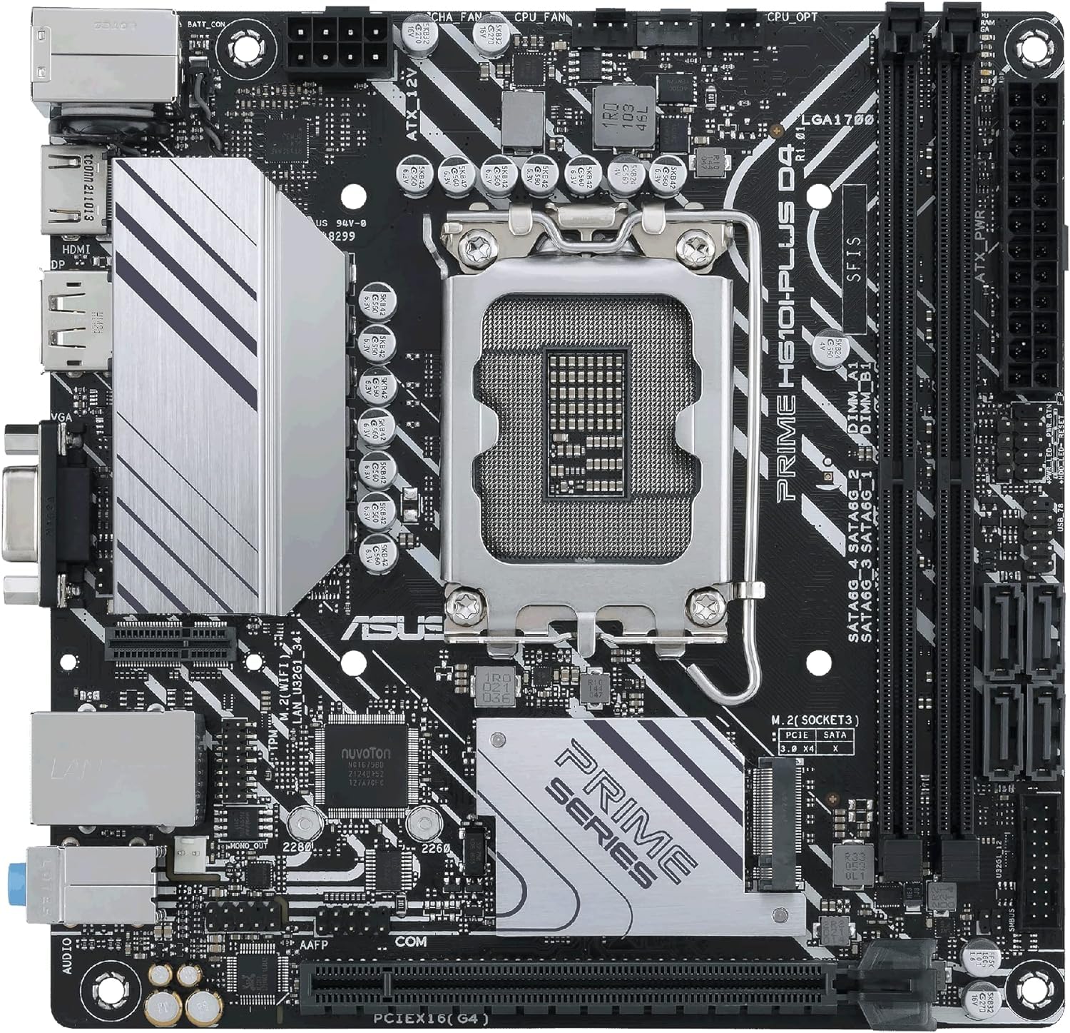 Оснащено підсилювачем материнської плати ASUS Intel H610 з роз’ємом моновиходу IC, звичайним розповсюдженням PRIME. (LGA 1700) Mini-ITX H610I-PLUS чорний
Оснащено підсилювачем материнської плати ASUS Intel H610 з роз’ємом моновиходу IC, звичайним розповсюдженням PRIME. (LGA 1700) Mini-ITX H610I-PLUS чорний