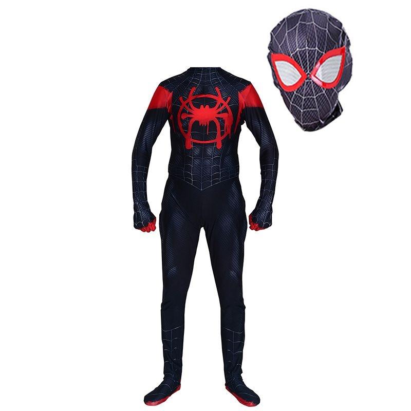 Детский взрослый костюм Майлза Моралеса для косплея по фильму «Человек-паук: Через вселенные» Net Yarn Eyes,140
Детский взрослый костюм Майлза Моралеса для косплея по фильму «Человек-паук: Через вселенные» Net Yarn Eyes,140