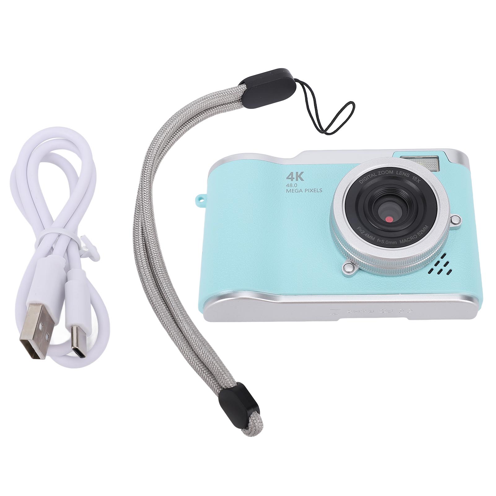 Digital Camera 4K 48MP 18x Zoom Auto Focus Anti Shake 2.4 Inch Screen Built in Fill Light Compact рожевий
Digital Camera 4K 48MP 18x Zoom Auto Focus Anti Shake 2.4 Inch Screen Built in Fill Light Compact рожевий