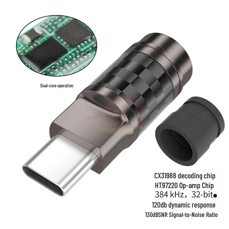 Qing Yin Fang Pure Copper Carbon Fiber Type-C Dual Chip Android Plug
Qing Yin Fang Pure Copper Carbon Fiber Type-C Dual Chip Android Plug