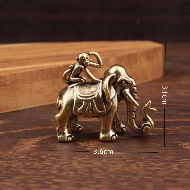 Fortune Elephant Monkey Figure Home Decor Riding Elephant Desktop Statue Ornament Carving Elephant Craft Bronze Sculpture
Fortune Elephant Monkey Figure Home Decor Riding Elephant Desktop Statue Ornament Carving Elephant Craft Bronze Sculpture