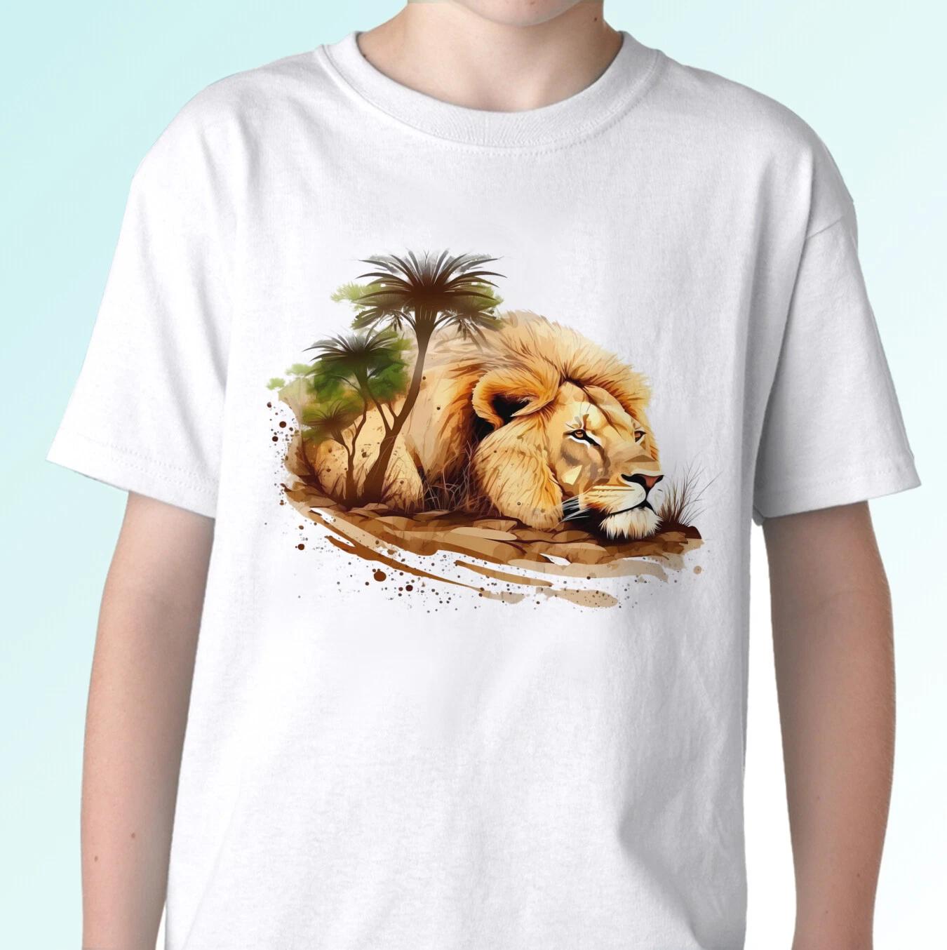 Lion kids boys T-Shirt leo tee africa top graphic art cat gift s s kids baby sizes 160
Lion kids boys T-Shirt leo tee africa top graphic art cat gift s s kids baby sizes 160