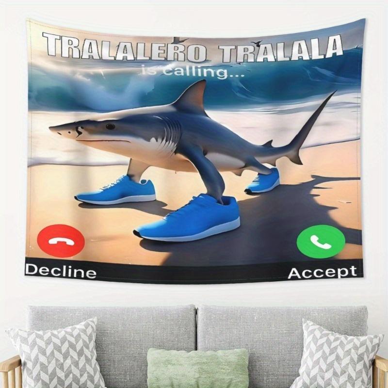 Tralalero Tralala Pattern Digital printing polyester wall tapestry suitable for use in living rooms bedrooms offices bars party 74x94cm(29x37in)
Tralalero Tralala Pattern Digital printing polyester wall tapestry suitable for use in living rooms bedrooms offices bars party 74x94cm(29x37in)