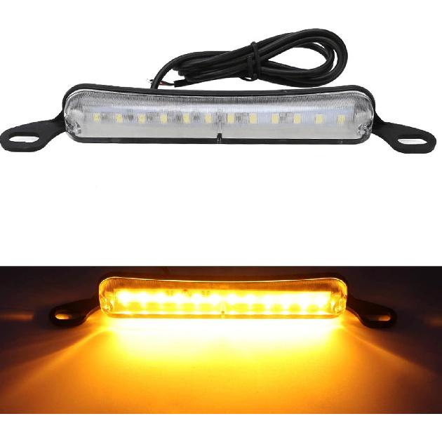 ANKIA Universal 12 LED License Plate Light Running Lamp Reverse Lights Tail Light Assembly for Car Trailer UTV ATV Truck RV Boat(White Light) Amber Light
ANKIA Universal 12 LED License Plate Light Running Lamp Reverse Lights Tail Light Assembly for Car Trailer UTV ATV Truck RV Boat(White Light) Amber Light